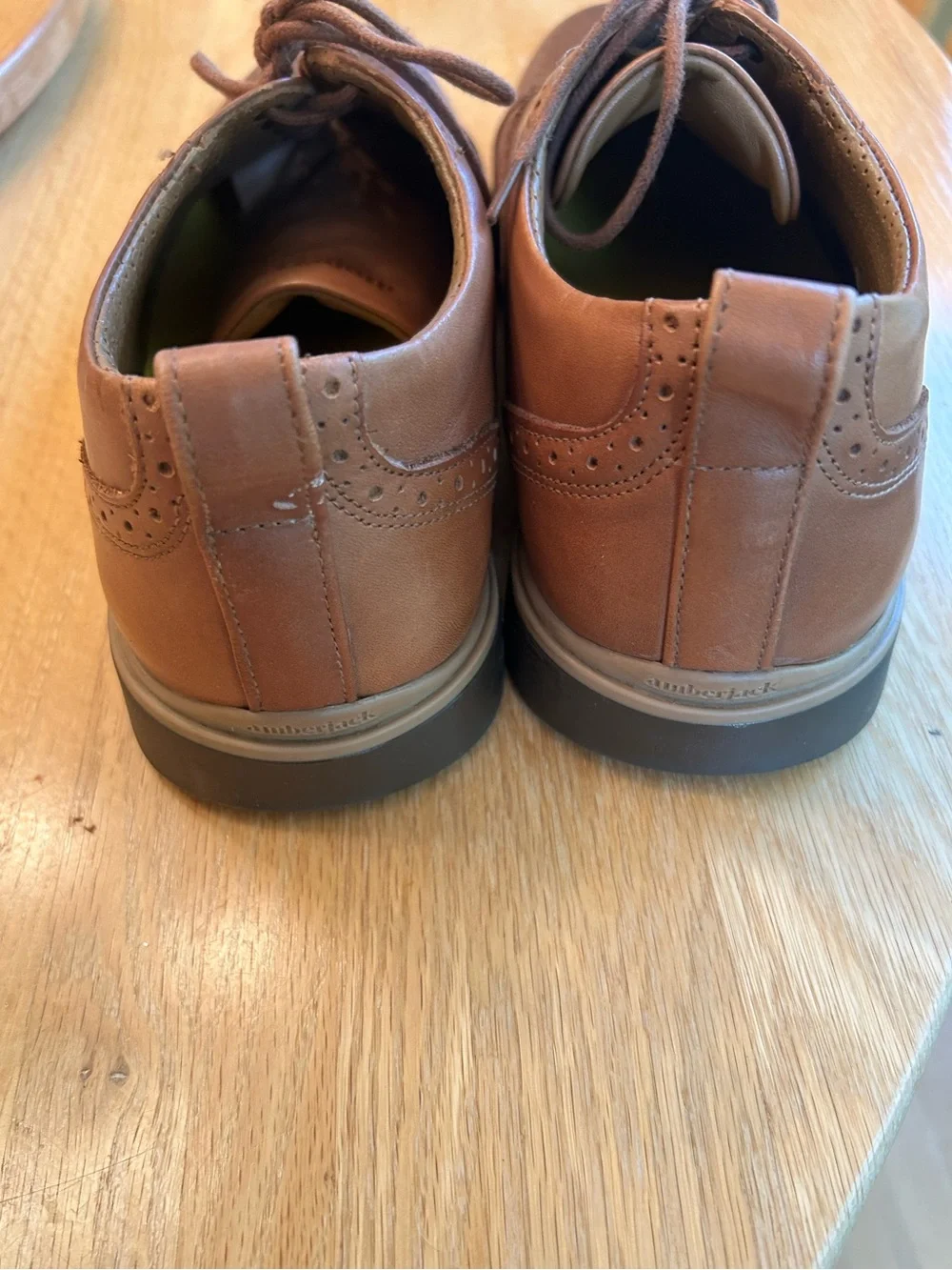 Amberjack Cap-Toe Brown Leather Oxford Shoes